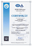 ISO certifikát CZ