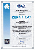 ISO certifikát DE